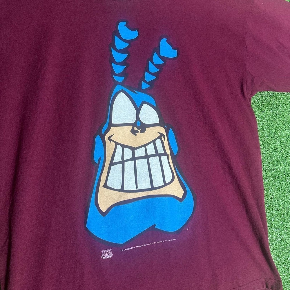 Vintage 1996 The Tick Fox T-Shirt Murina Made in USA Men's Size XL 90s Promo - Picture 10 of 16